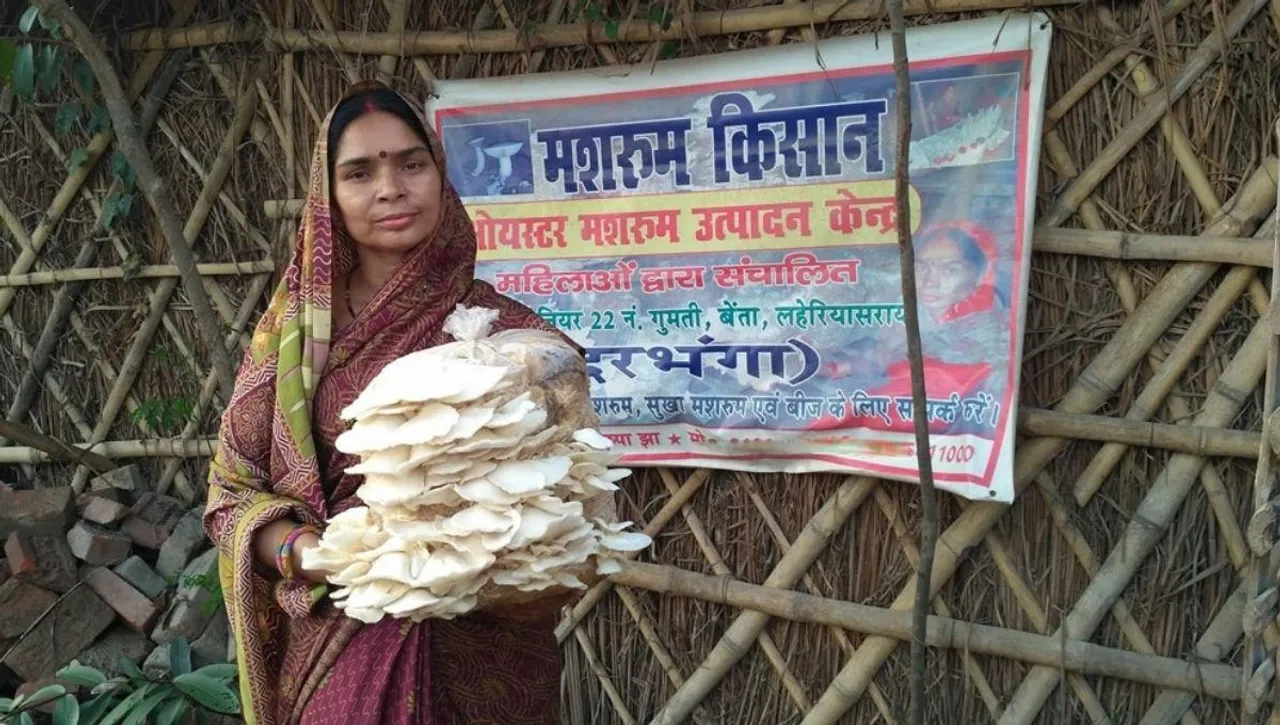 Pushpa Jha, Mushroom Farming