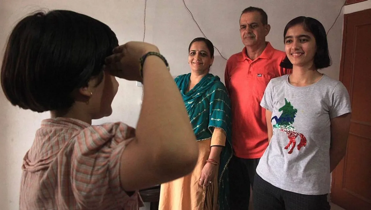 NDA Topper, Shanan Dhaka with her family