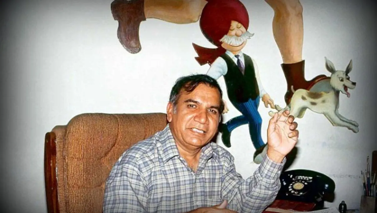 pran kuamr sharma, Indian Cartoonist