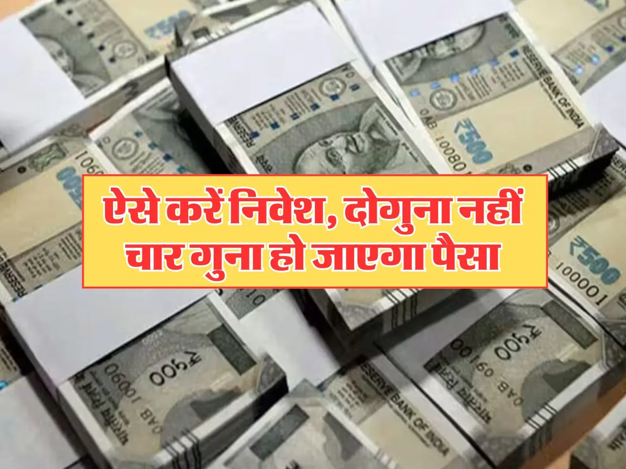 Investment Tips : ऐसे करें निवेश, दोगुना नहीं चार गुना हो जाएगा पैसा