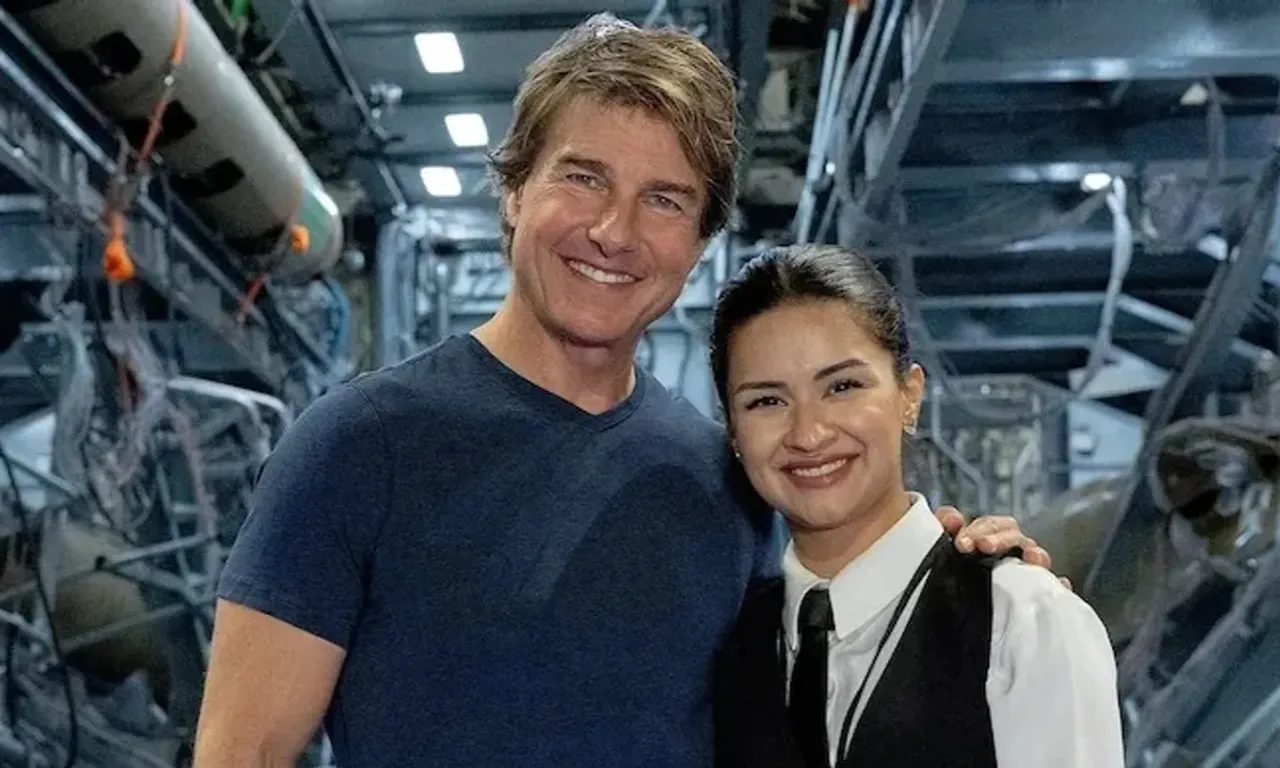 Avneet Kaur On the Set Of Mission Impossible 8 With Tom Cruise