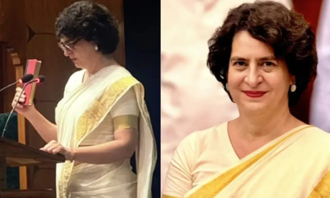 Priyanka Gandhi takes oath as MP from Wayanad
