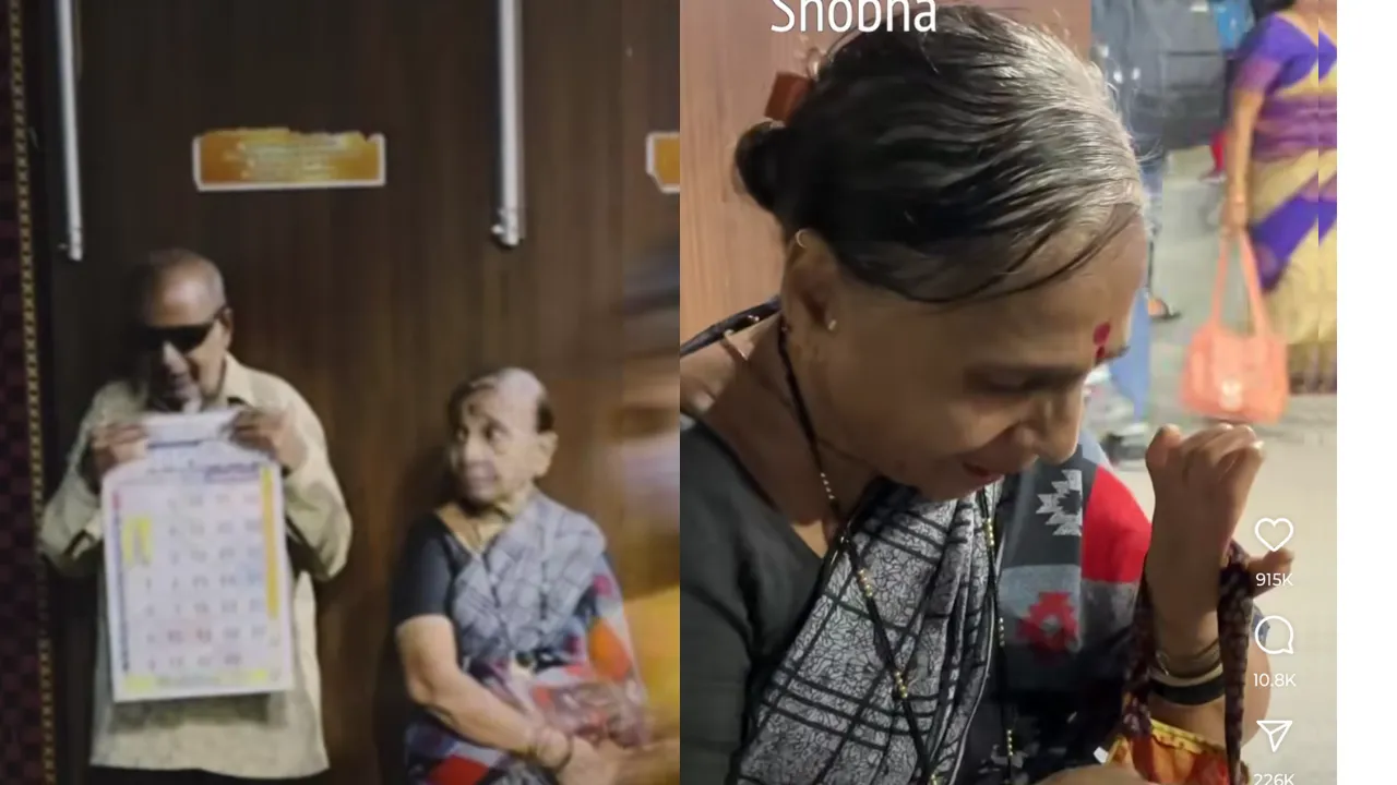 How an Elderly Couple at Thane Station Inspires with Their Hard Work and Love