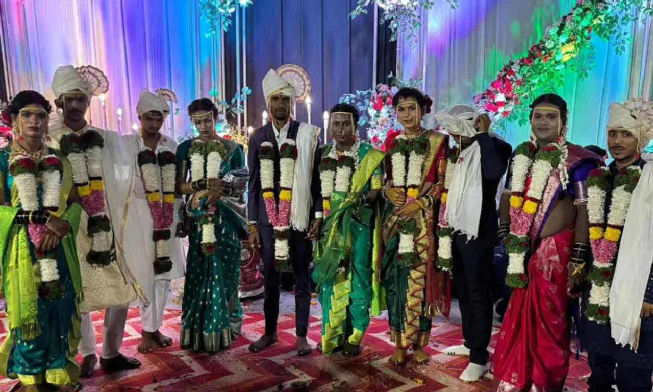 Maharashtra organizes states first community wedding for trans persons