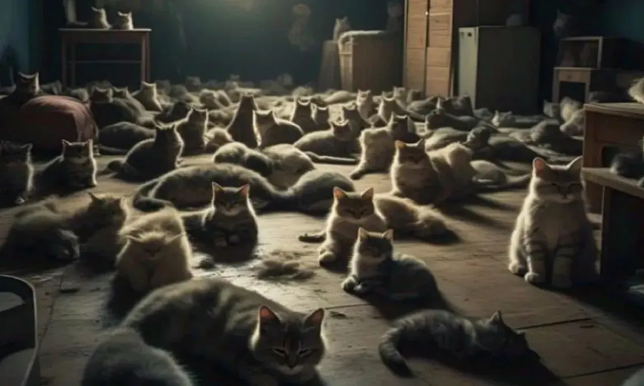 Pune police sent notice to a woman for keeping more than 300 cats in her flat