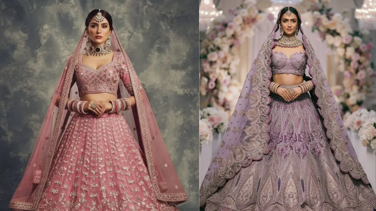 Pastel Lehengas
