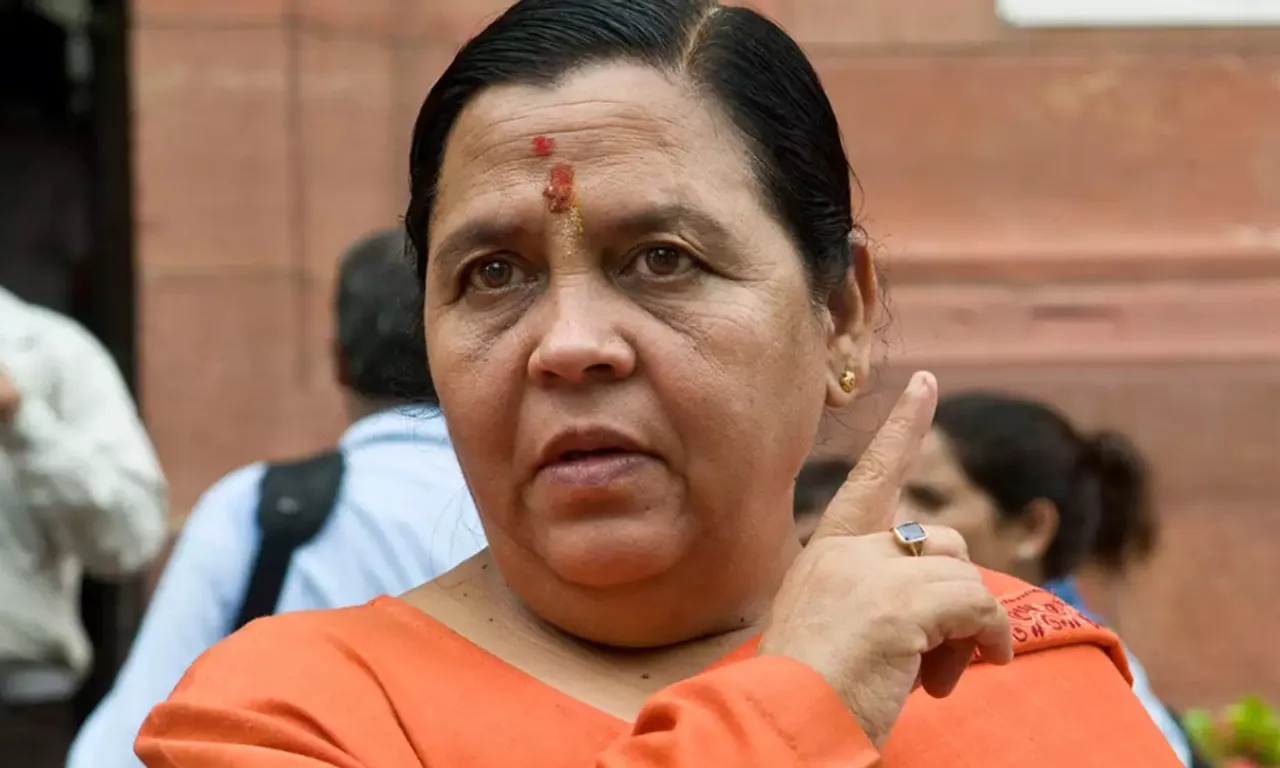Former Madhya Pradesh Chief Minister Uma Bharti