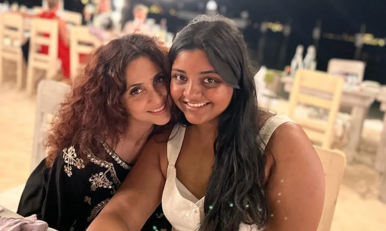 Gautami Kapoor with daughter