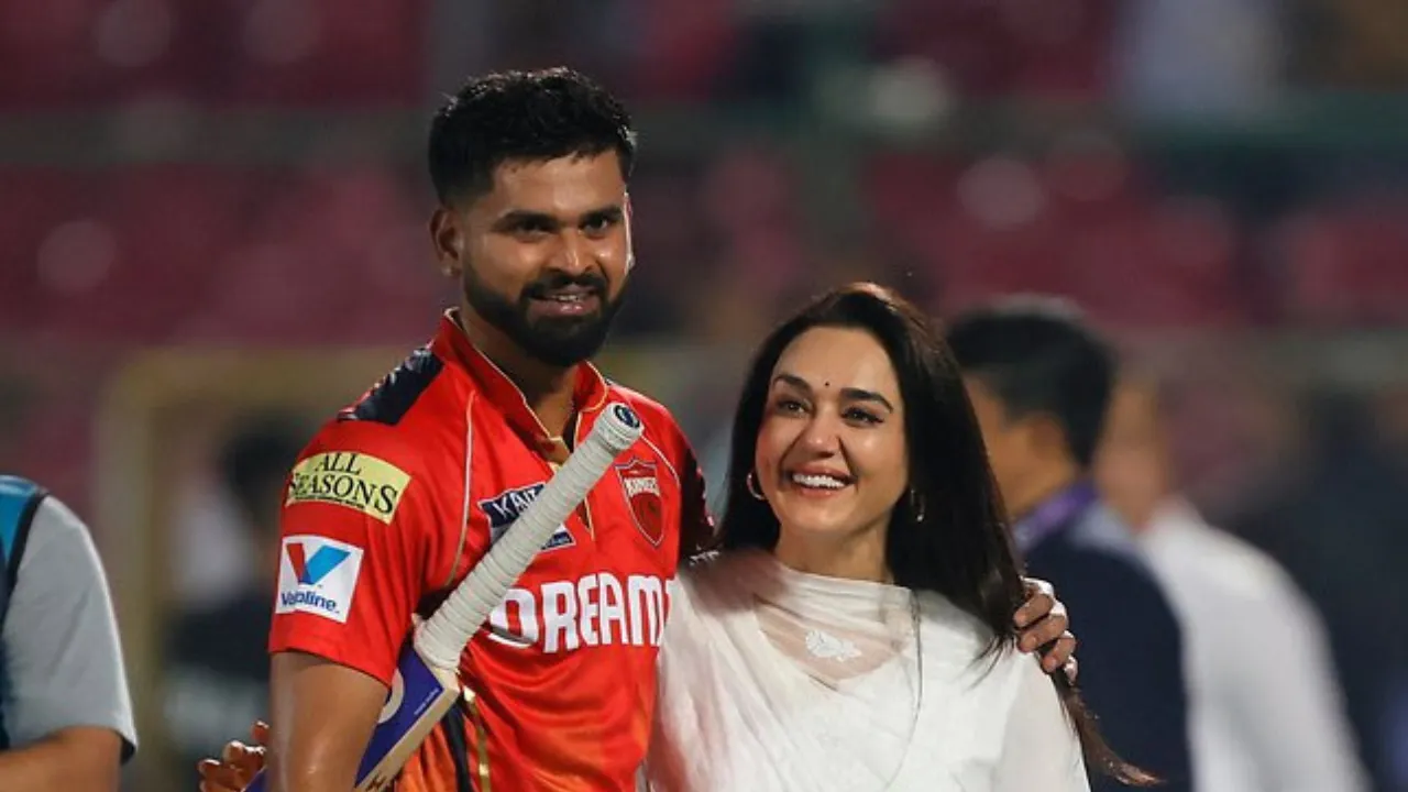 Preity Zinta Overjoyed as Shreyas Iyers Six Secures Punjab Kings Thrilling Win Over Mumbai Indians