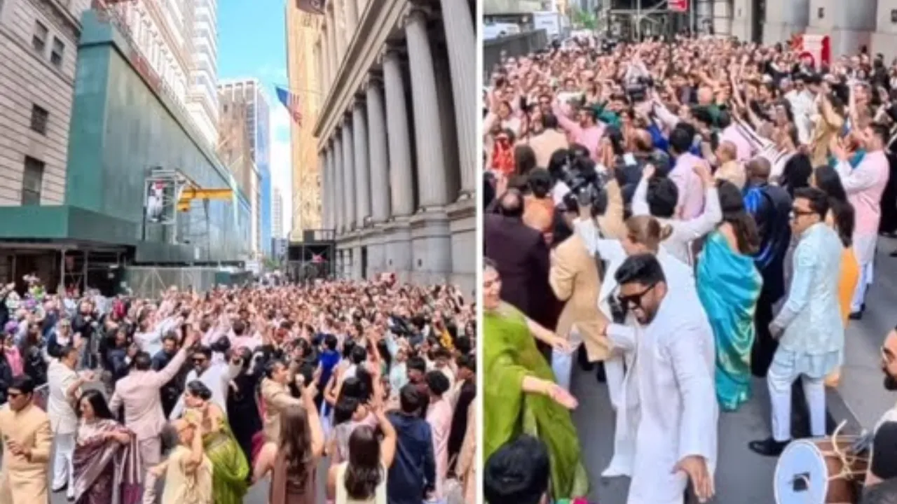 400 guests dances through New York