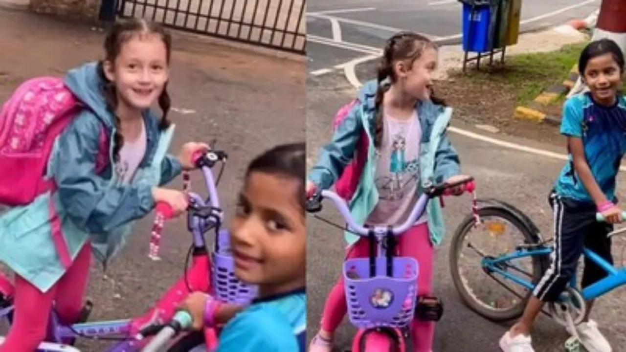 Russian Girl Sings Kannada Poem with Indian Friend in Viral Bengaluru Video