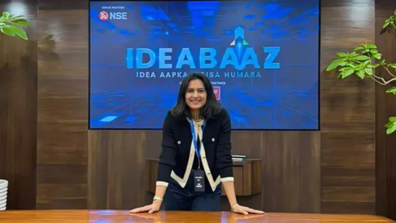 Shaili Chopra and Ashishkumar Chauhan at NSE