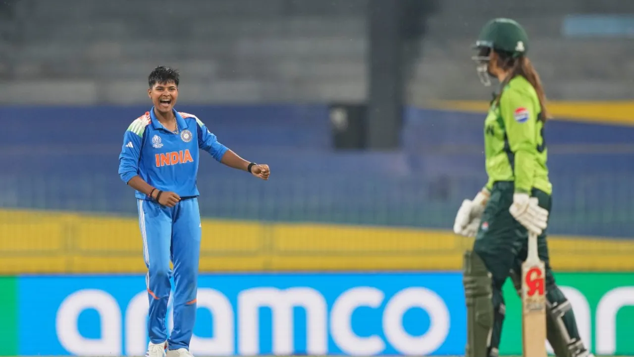 Kranti Gaud Shines Named Player of the Match as India Beats Pakistan in Women World Cu