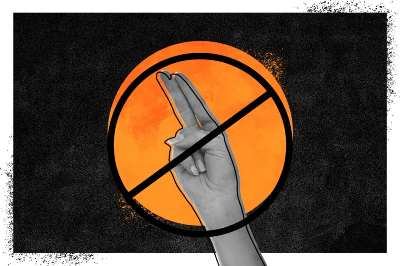 two finger test