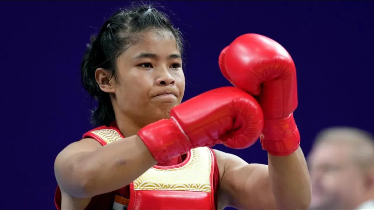 Naorem Roshibina Devi(PTI)