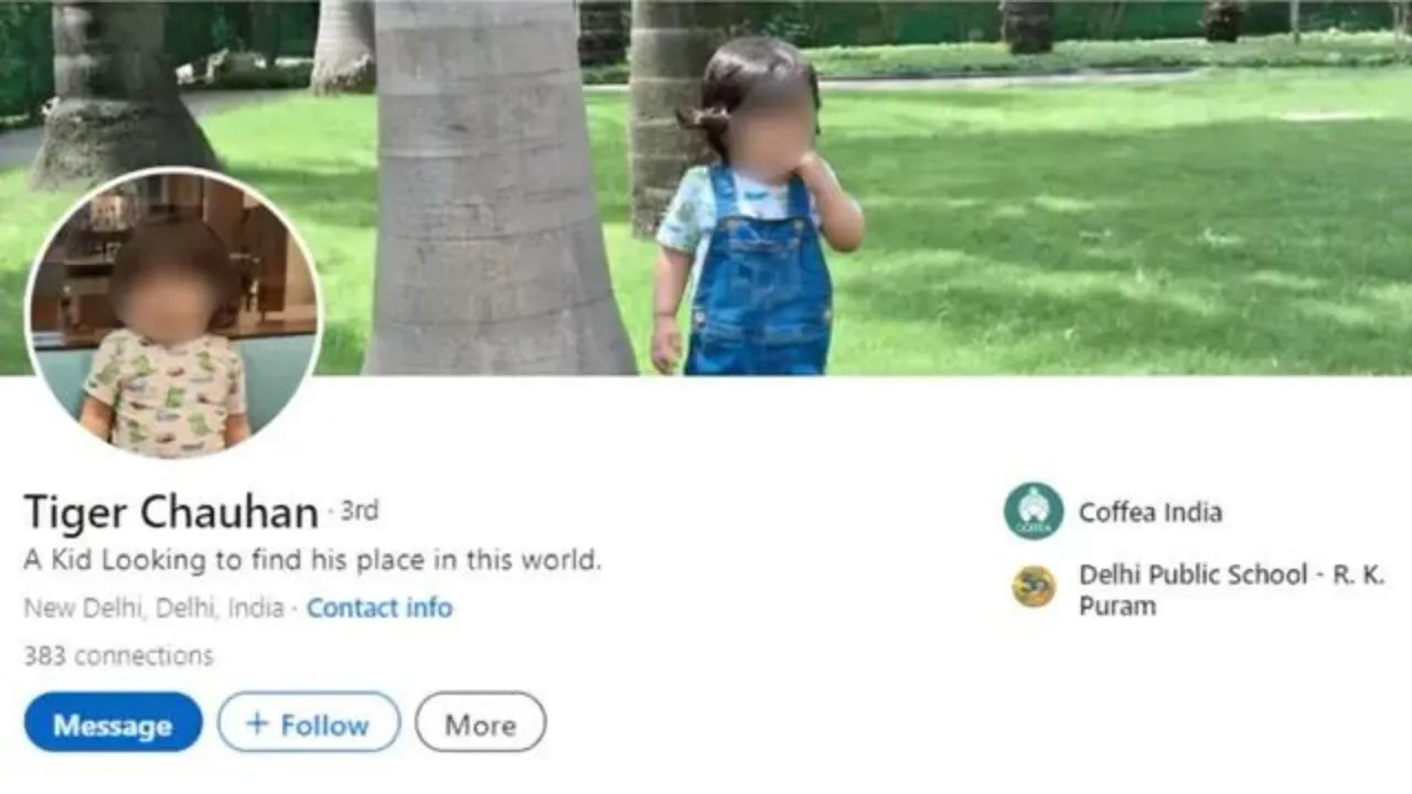Delhi 2YO Kid On LinkedIn Laments About 'Pressure To Get Into School'