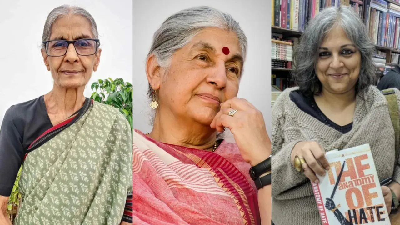 Roop Rekha Verma (X/Litemete), Subhashini Ali (Wikimedia Commons), Revati Laul (X/Revati Laul)