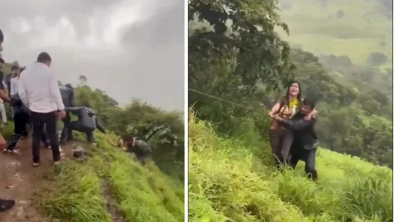 Pune Woman Rescued After Falling 100 Feet Into Gorge While Taking Selfie