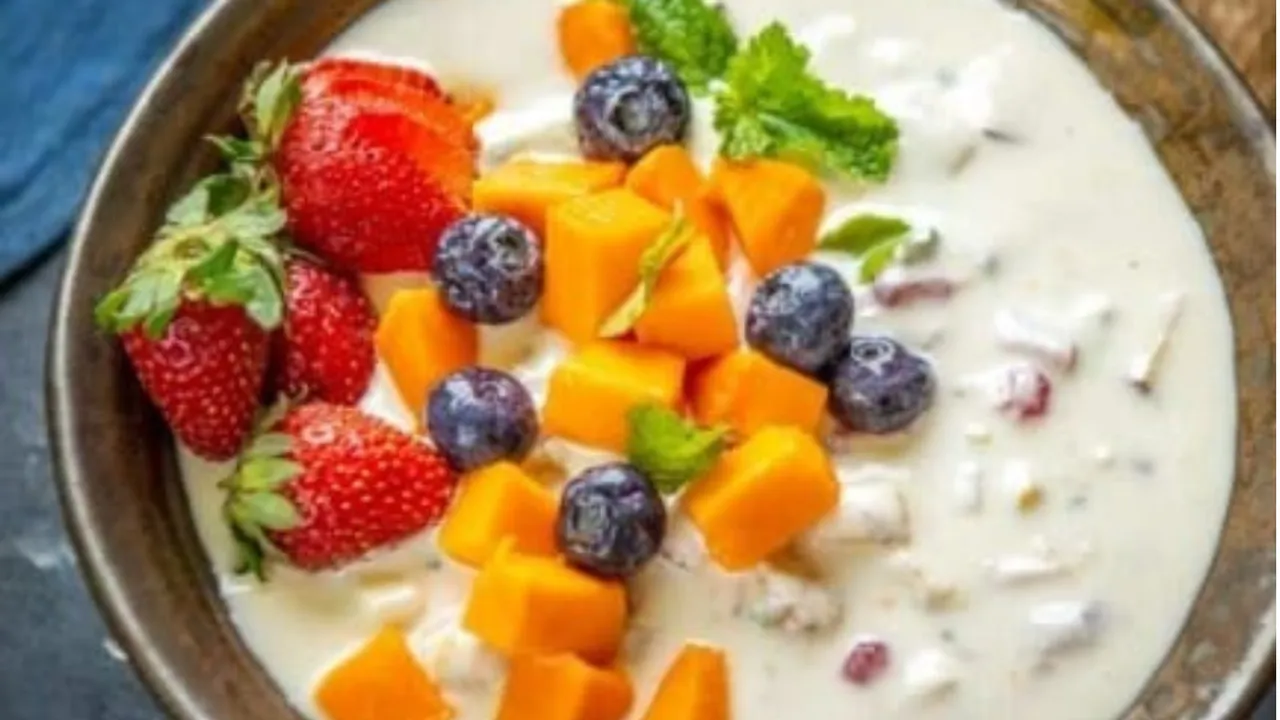 Fruits cream recipes 