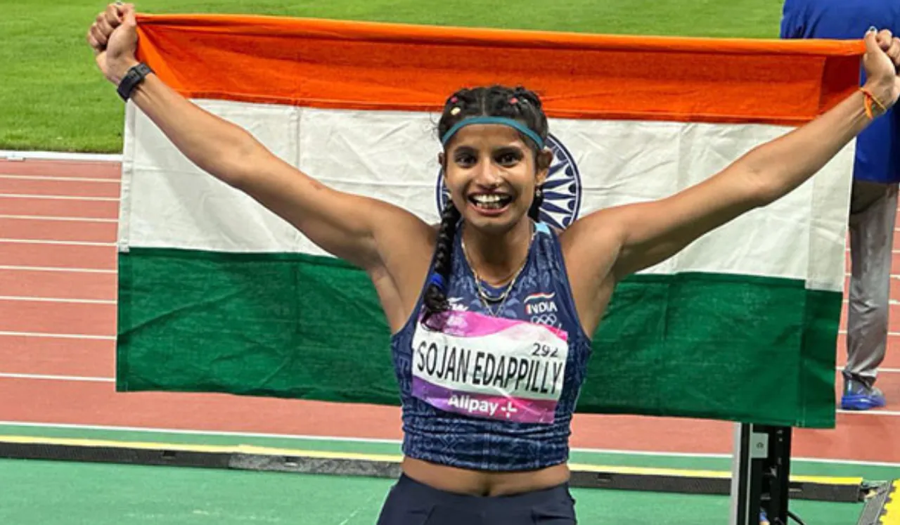 Ancy Sojan Won Silver at the Asian Games