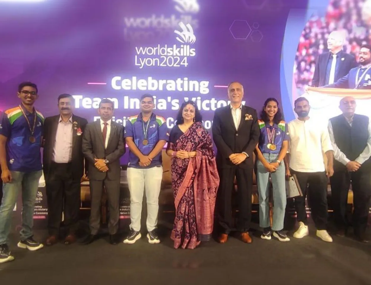 Honorable Minister Shri Jayant Singh Recognizes Indias WorldSkills Champions in Hospitality and Others