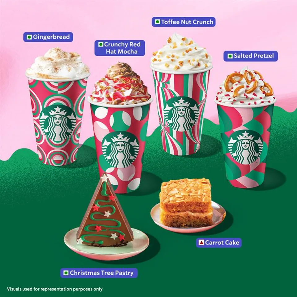 Starbucks Christmas LTOs