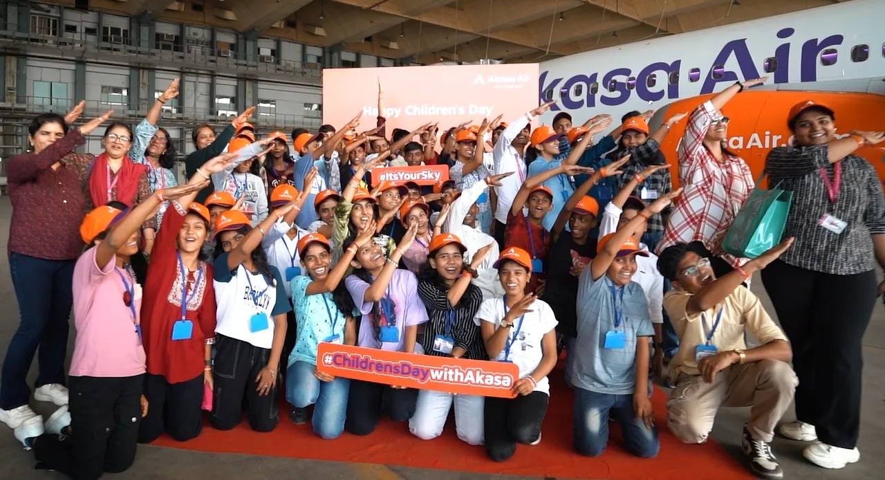 Akasa Air hosted an Aviation Experience Day for 50 students from LCCWA, inspiring future aviators with exclusive insights into the airline industry on Children's Day.