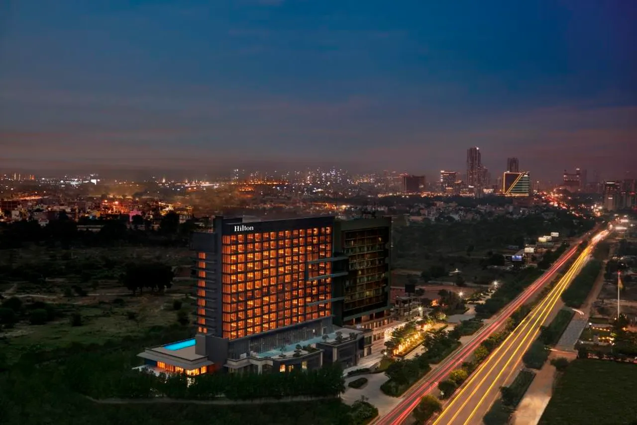 Hotel Facade - Hilton Gurugram
