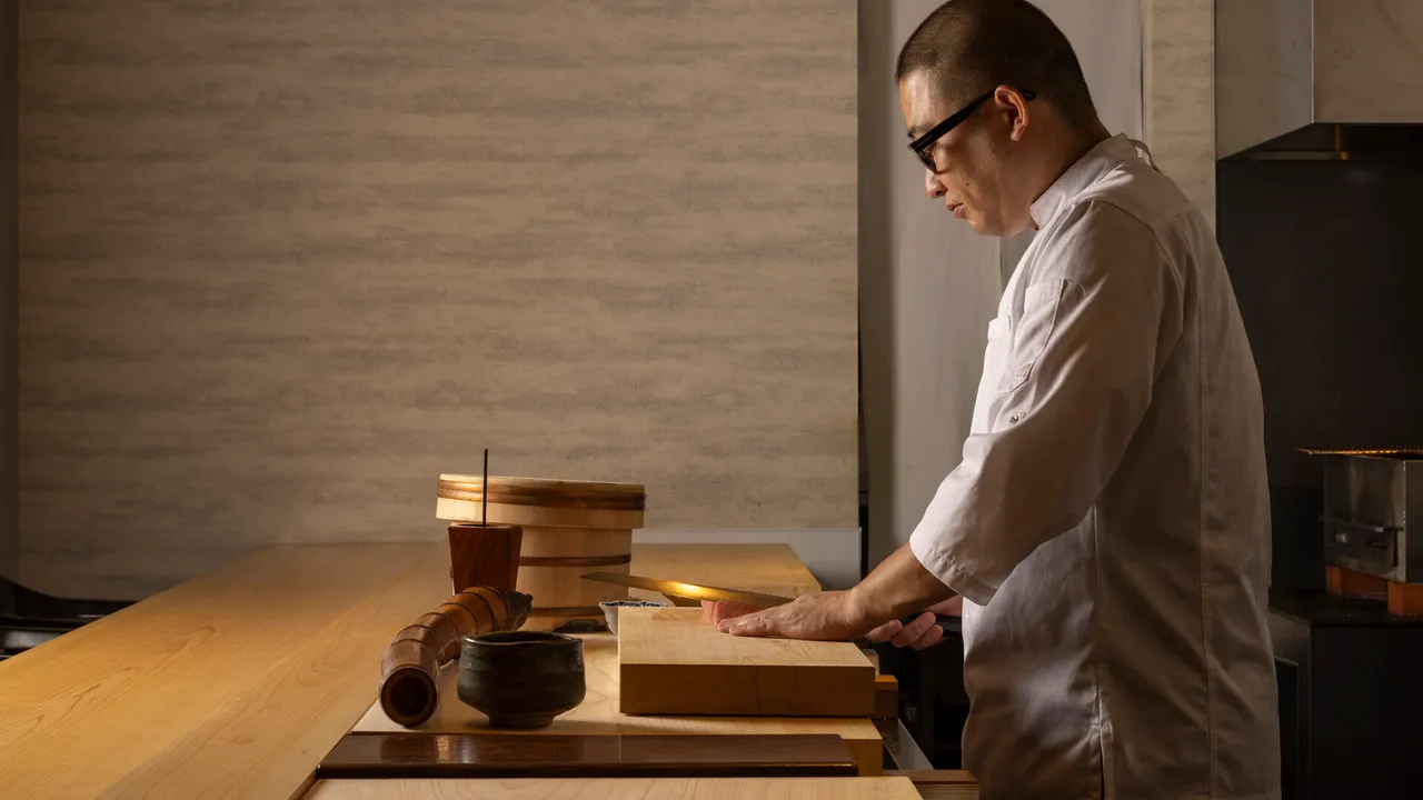 Chef Toshiyuki Kobayashi at Four Seasons Resort Maldives Landaa Giraavaru 