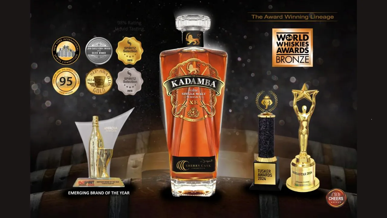 Cheers Group’s Kadamba Single-malt Whisky