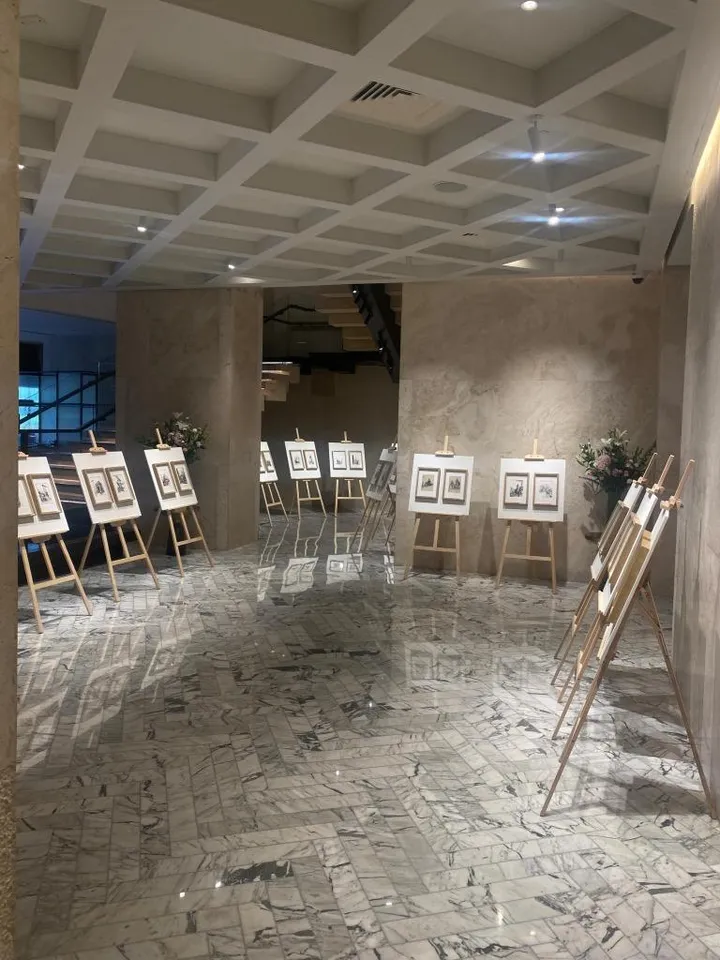 3 Curated by CUR8 Artist Tanya Kumar s Art exhibit at Four Seasons Hotel Bengaluru