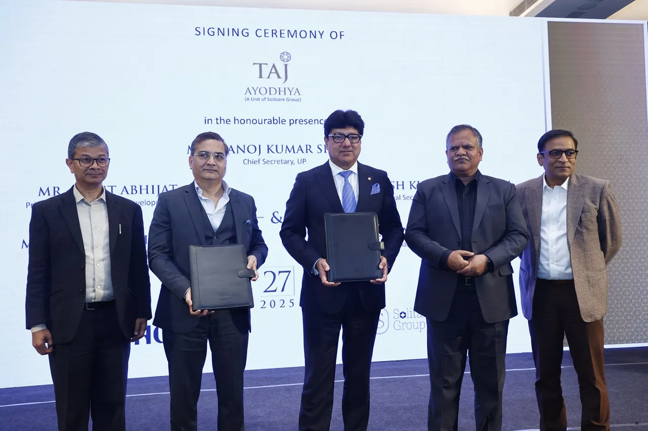 IHCL STRENGHTENS PRESENCE IN AYODHYA, SIGNS A TAJ
