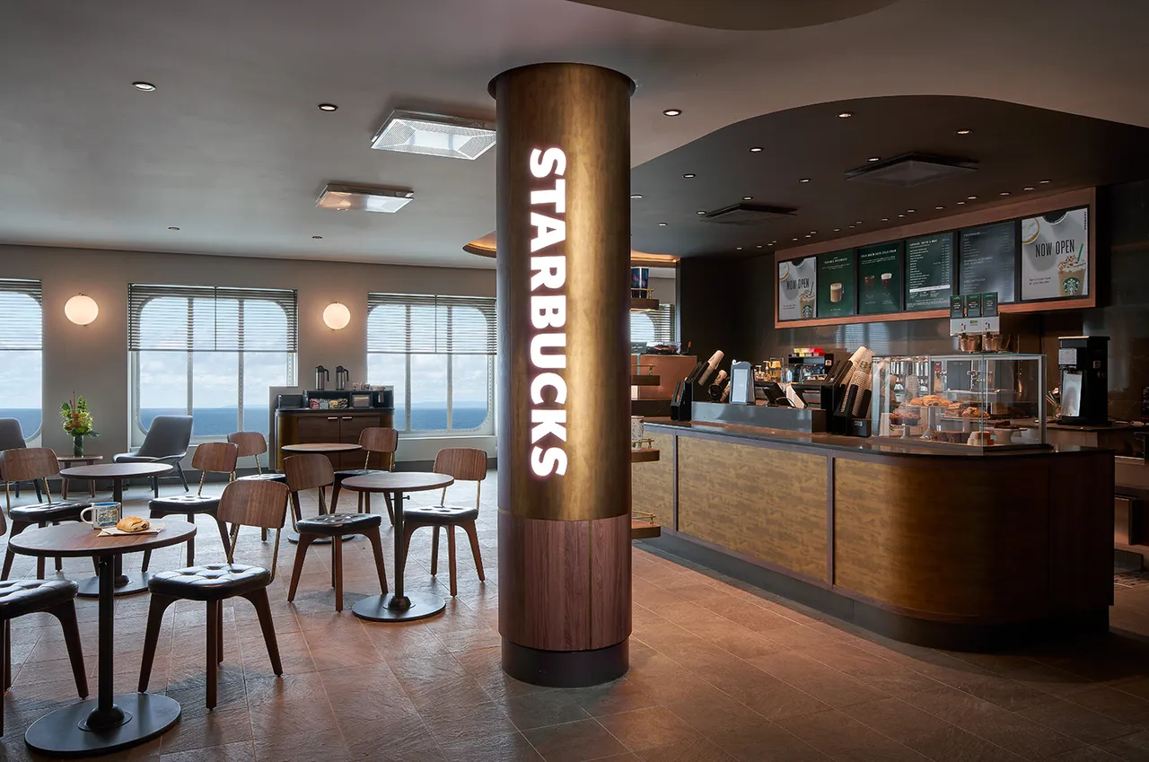 Pride of America Starbucks