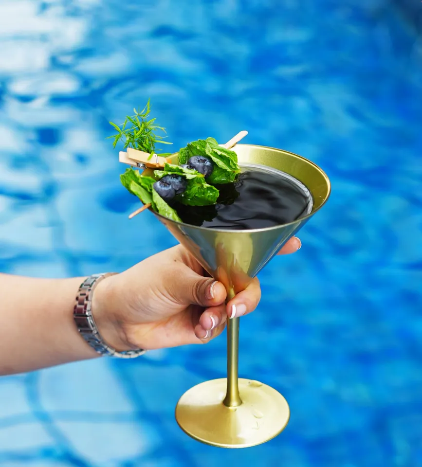 Grand Mercure- JJ- Pistachio Mint Martini