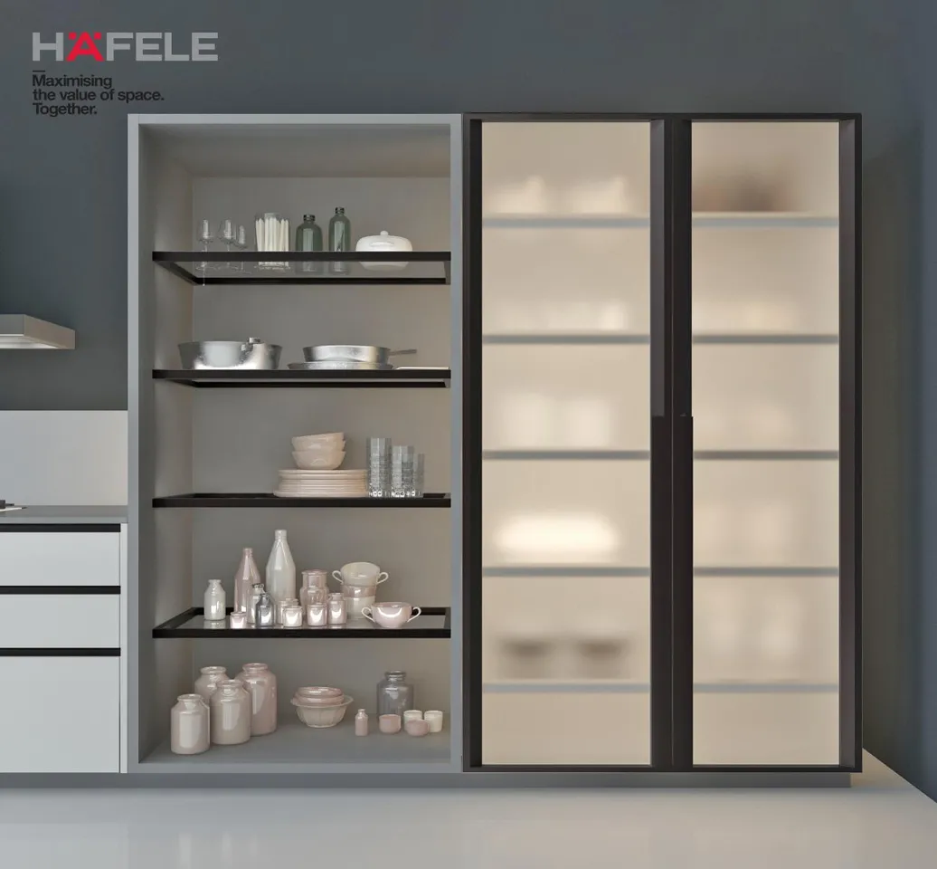 Bronze Rail Door Profiles by Hafele