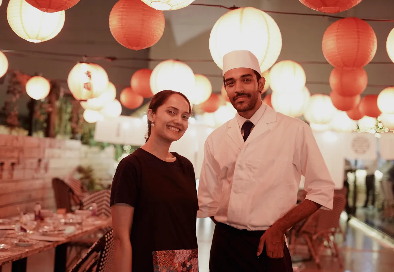 Entrepreneur Siddhi Gokhale and Japanese cuisine specialist Chef Brehadeesh Kumar