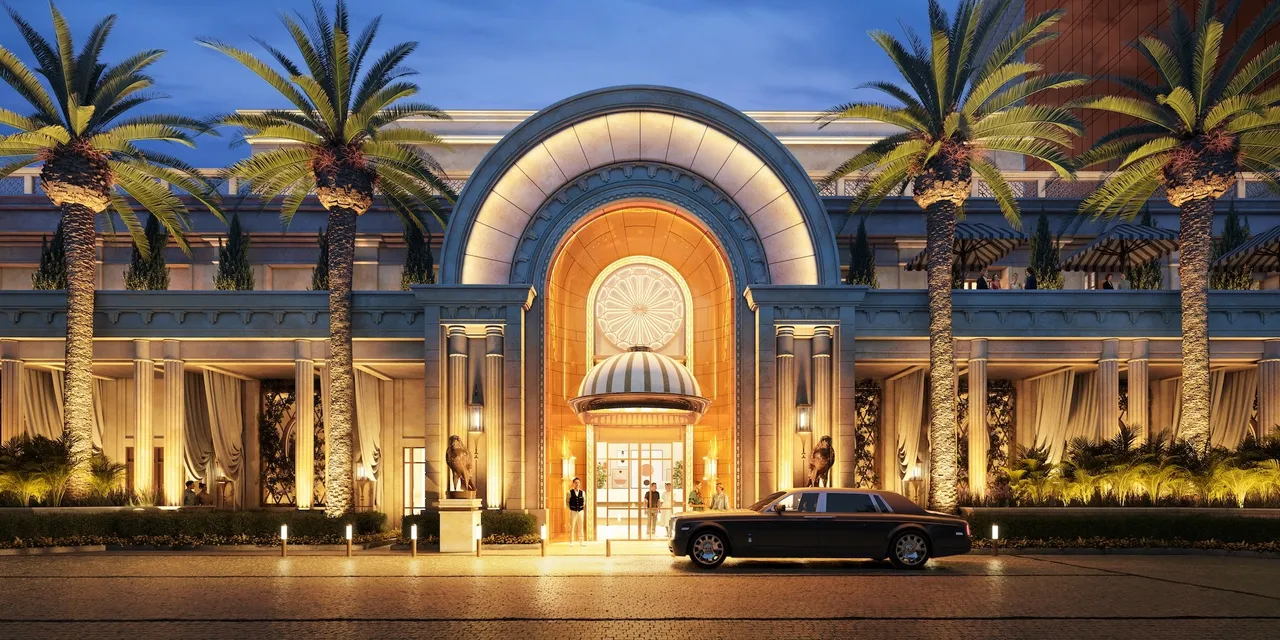 01 Wynn Al Marjan Island - Enclave Porte Cochere