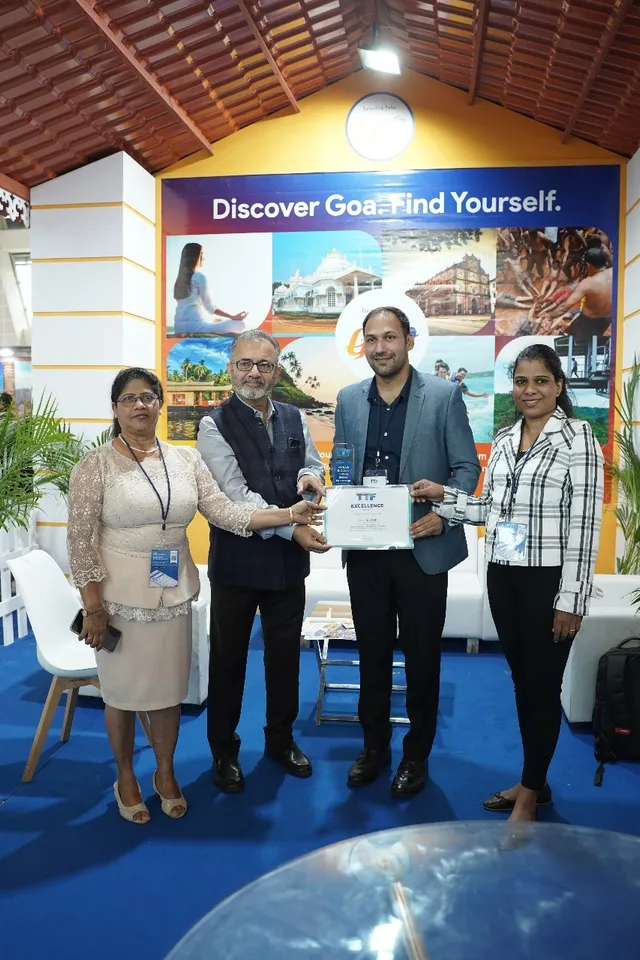 Goa Tourism Wins Excellence Award for ‘Goa Beyond Beaches’ Campaign at TTF Ahmedabad 2025