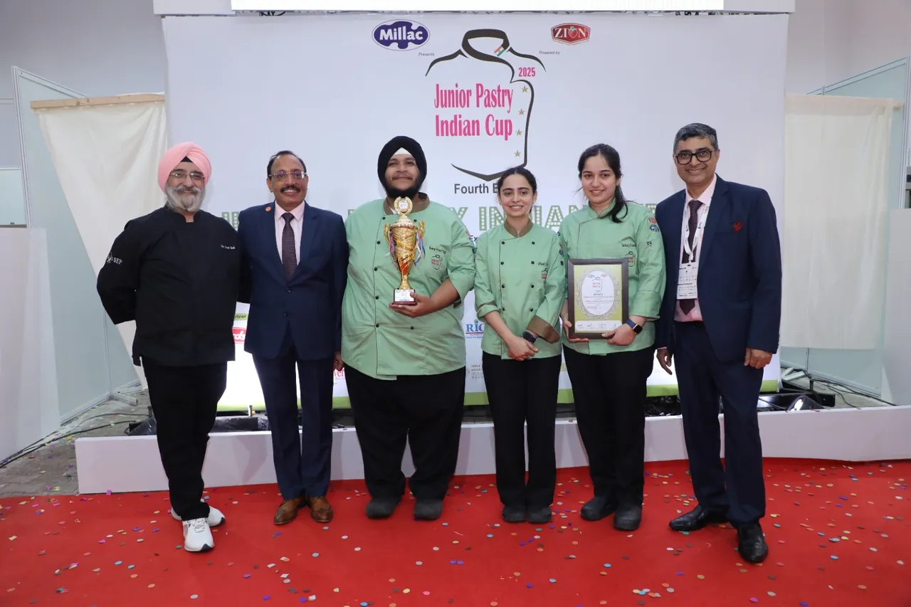 TEAM APAC Gurgaon winners of 4th Junior India Pastry cup held in Delhi