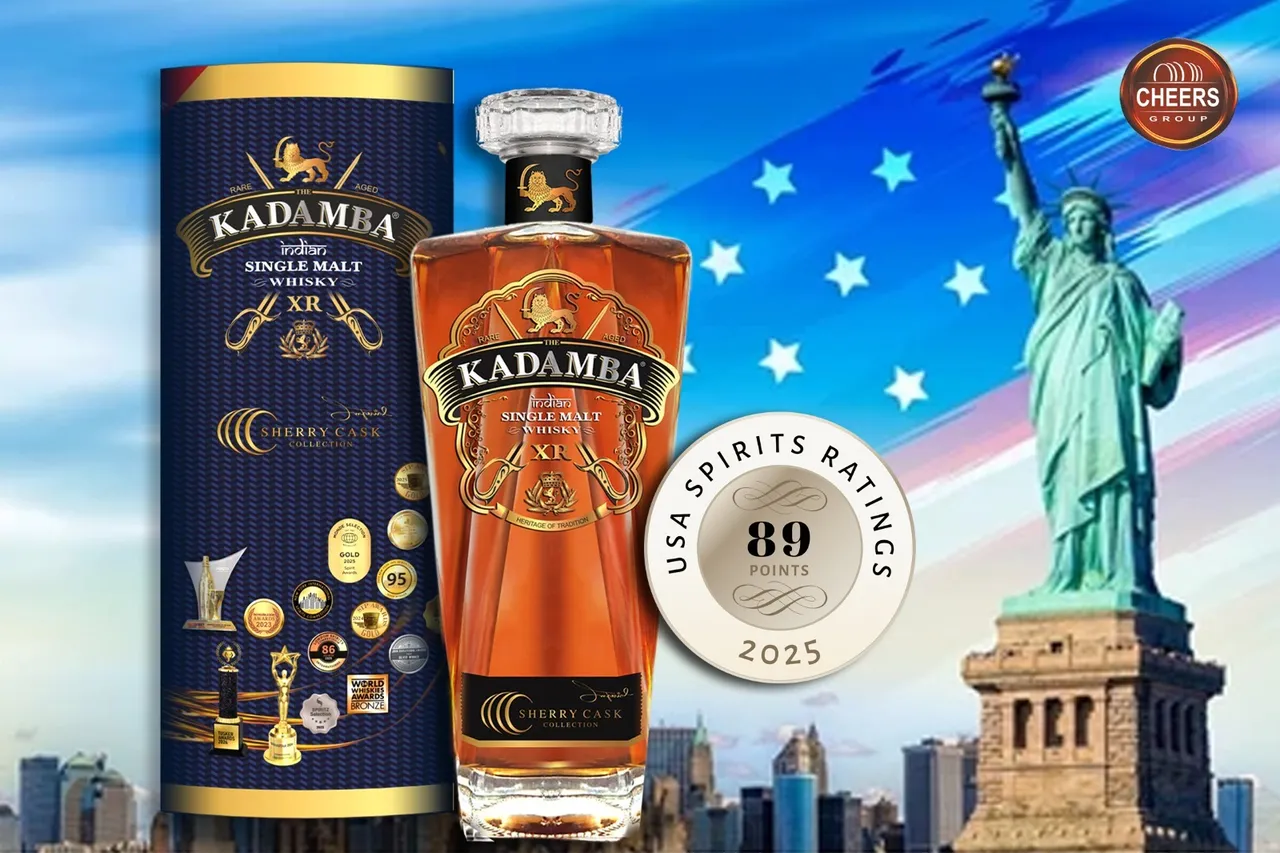 Kadamba Single-Malt Bags Medal at USA Spirits Ratings