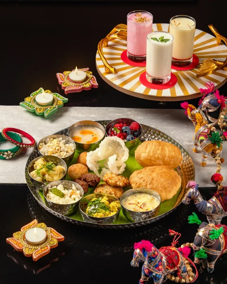 Sattvic Navratri Thali at Tuskers