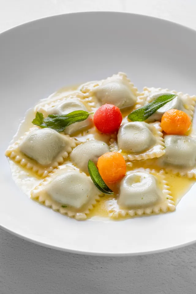 Ricotta & Spinach Ravioli in Sage Butter
