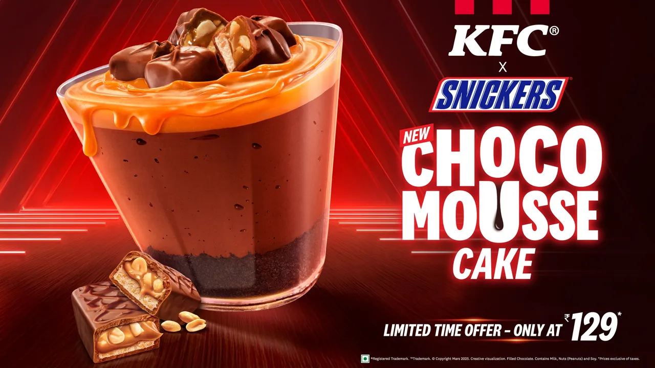 KFC X Snickers Choco Mousse Cake