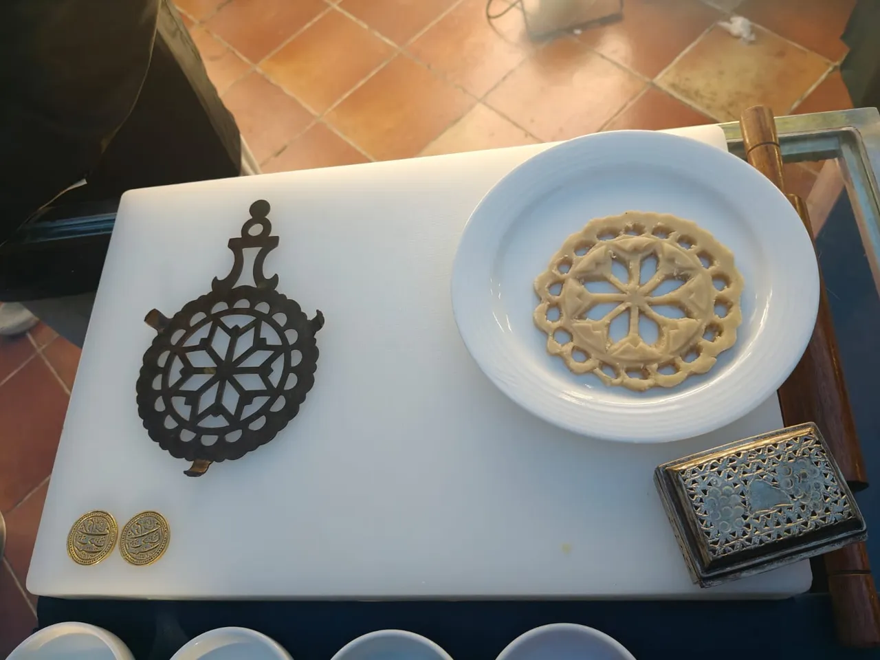 Ancient cutter to make Badam ki Jali