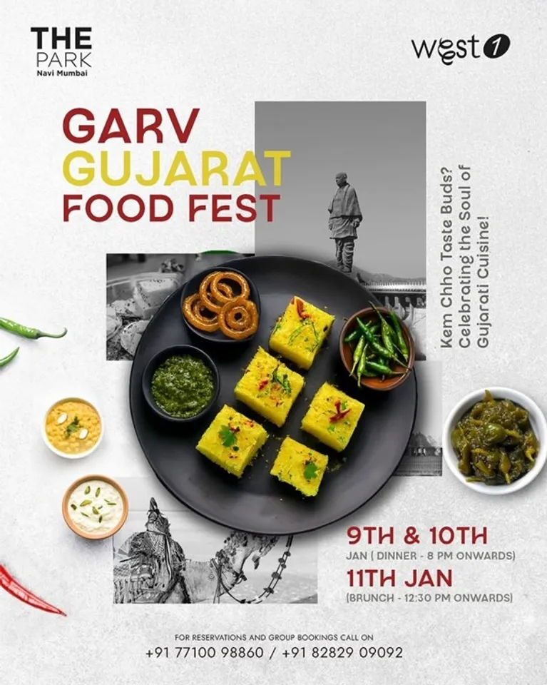 Park Navi Mumbai - Gujarati Food Festial Creative