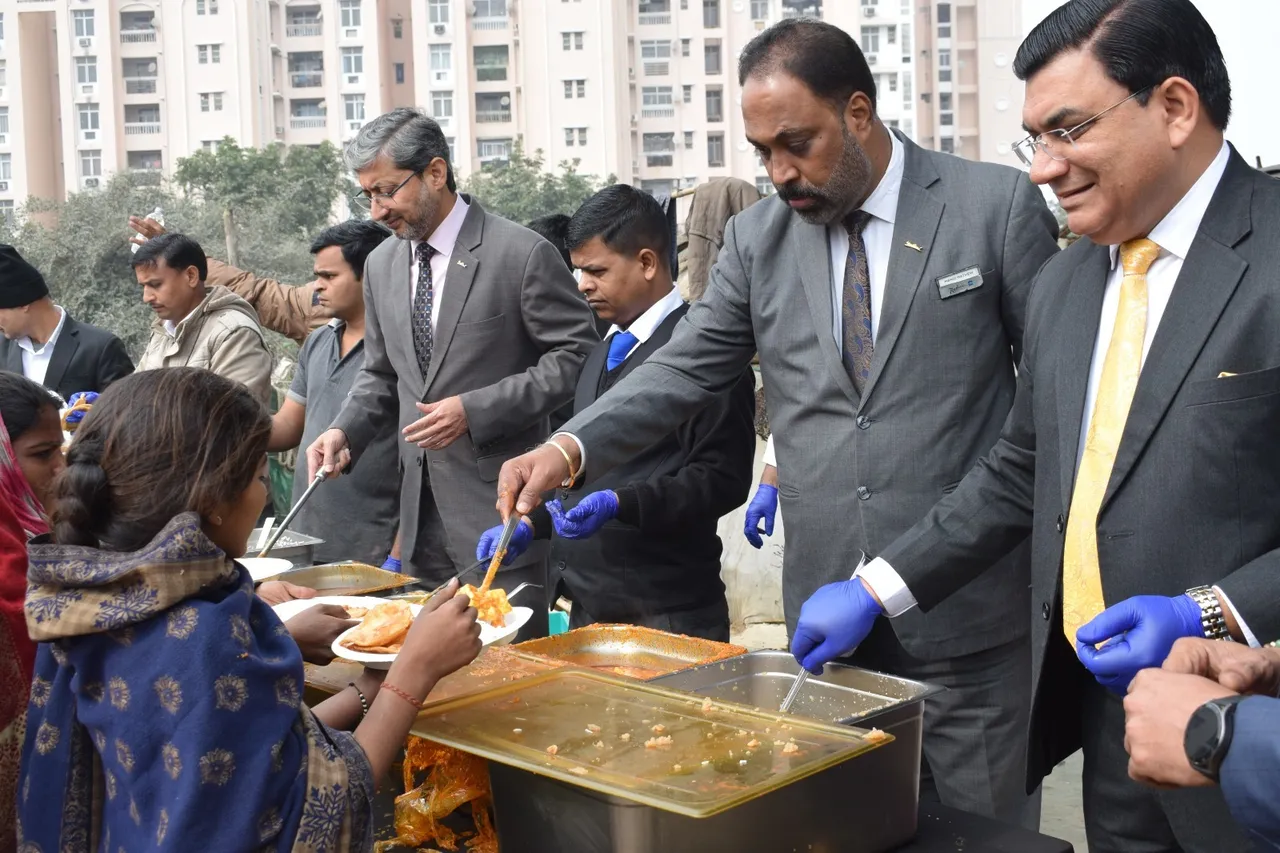 Radisson Blu Greater Noida Food Distribution Drive