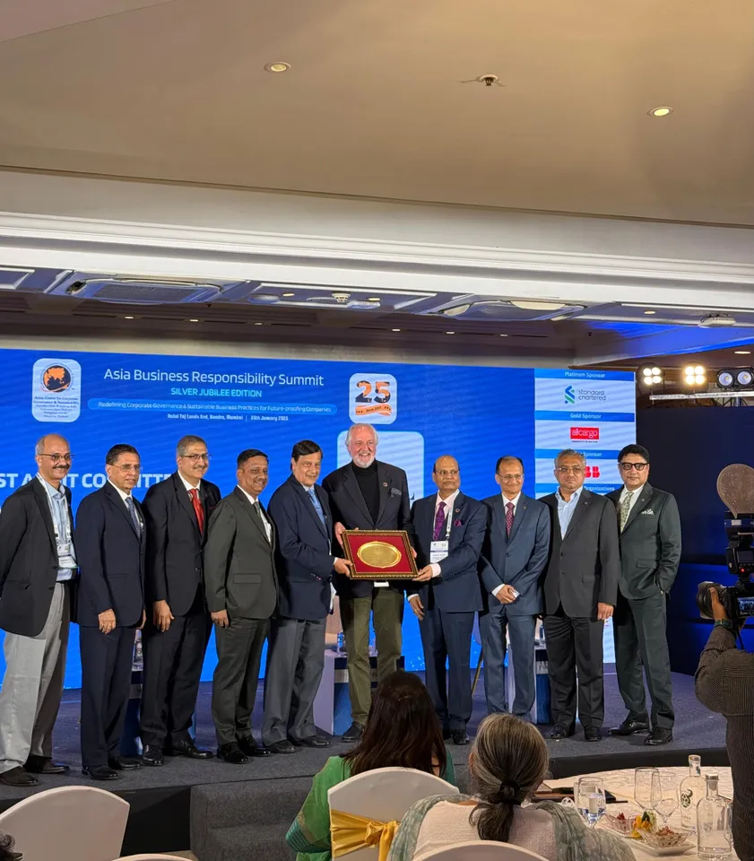 IHCL HONOURED WITH BEST AUDIT COMMITTEE AWARD 2024–25 AT ASIA BUSINESS RESPONSIBILITY SUMMIT