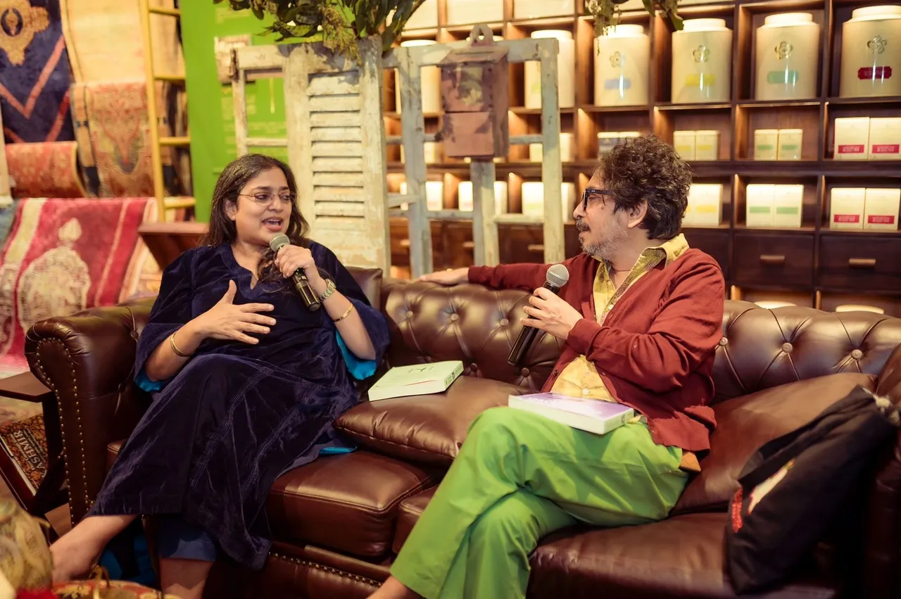 Malavika Banerjee and Sarnath Banerjee at Makaibari Bungalow