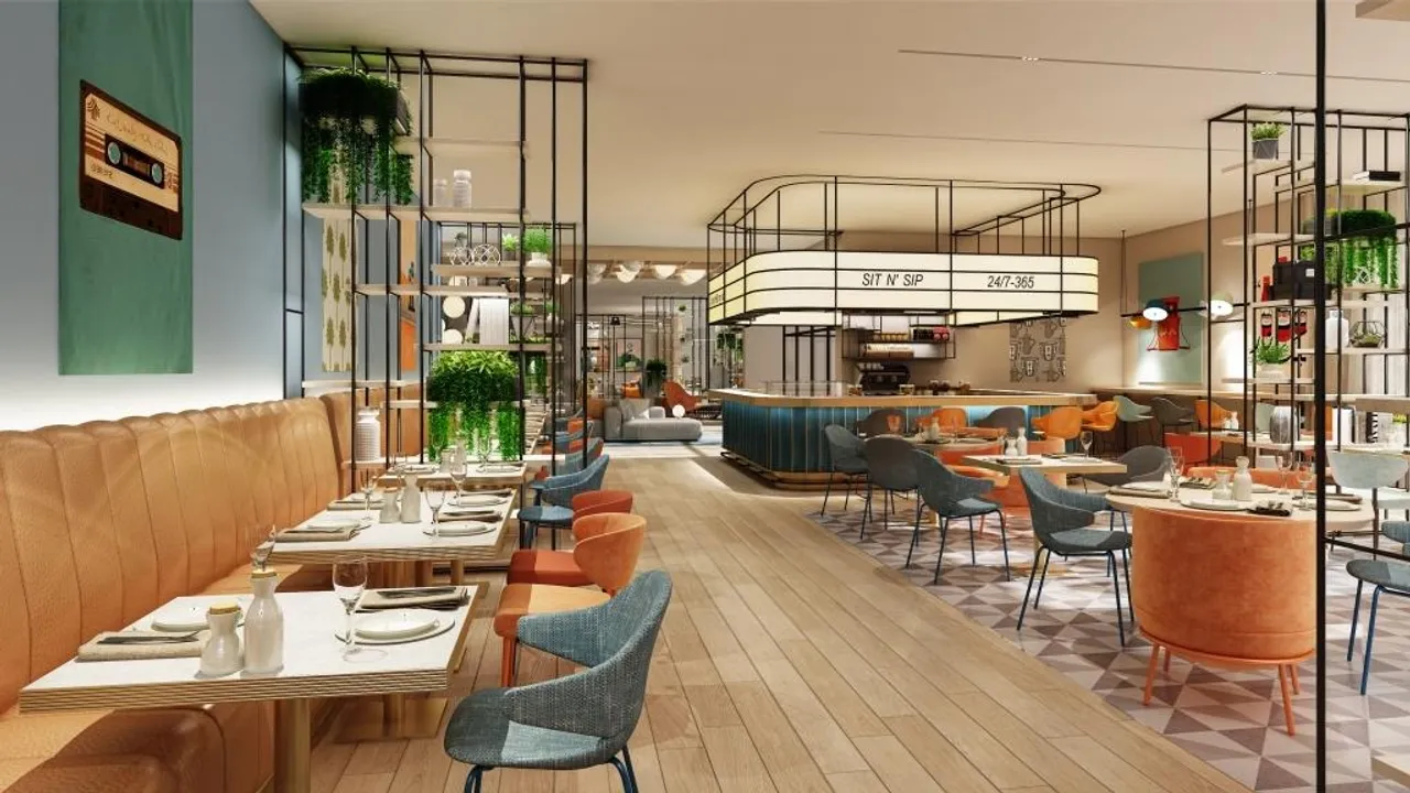 Design Rendering of Holiday Inn Express Generation 5 EXPRESS Café & Bar