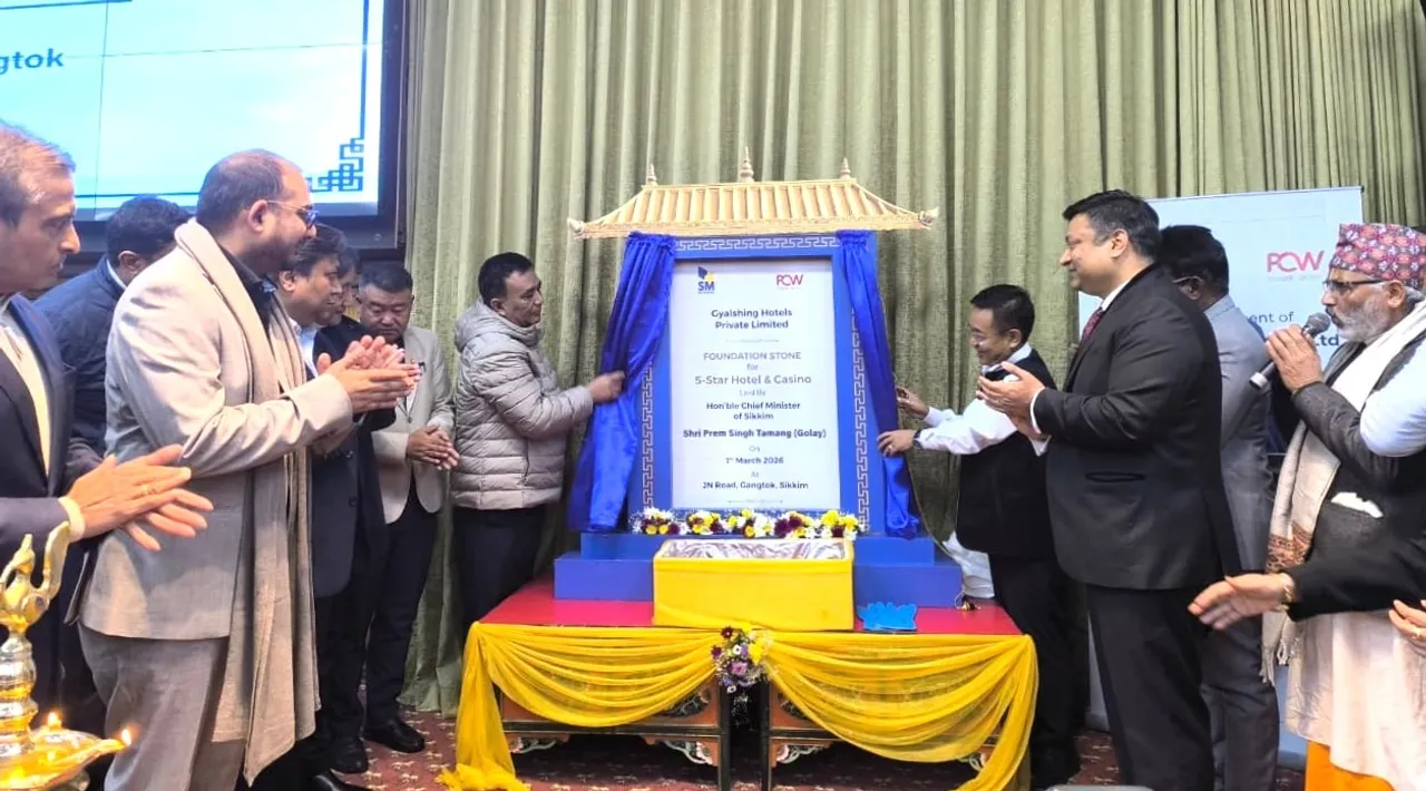 Hon’ble Chief Minister of Sikkim Shri Prem Singh Tamang (Golay) laid foundation stone for Hyatt Regency Gangtok, a landmark 150-room five-star hotel coming in the heart of capital city in Mintokgang area (1)